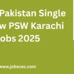 Latest Pakistan Single Window PSW Karachi Jobs 2025