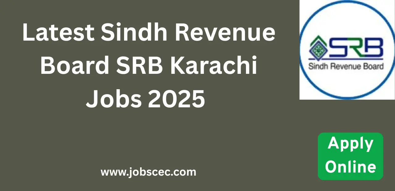Latest Sindh Revenue Board SRB Karachi Jobs 2025