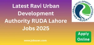 Latest Ravi Urban Development Authority RUDA Lahore Jobs 2025