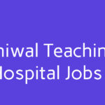 sahiwal teaching hospital job 2026